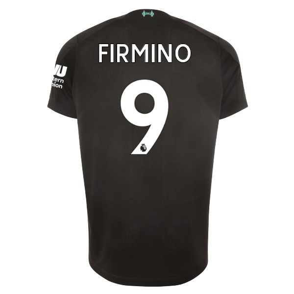 Camiseta Liverpool NO.9 Firmino Replica Tercera Ropa 2019/20 Negro